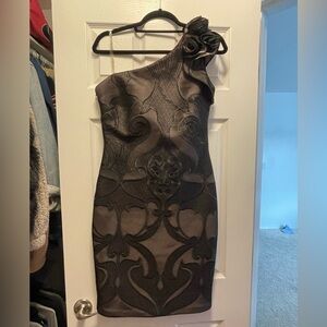 Frank Lyman size 6 Black Lace Cocktail Dress